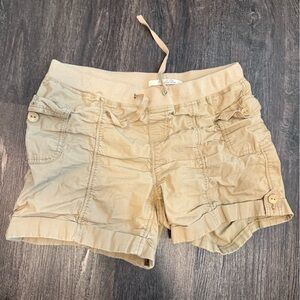 Vanilla Star Beige Casual Shorts
